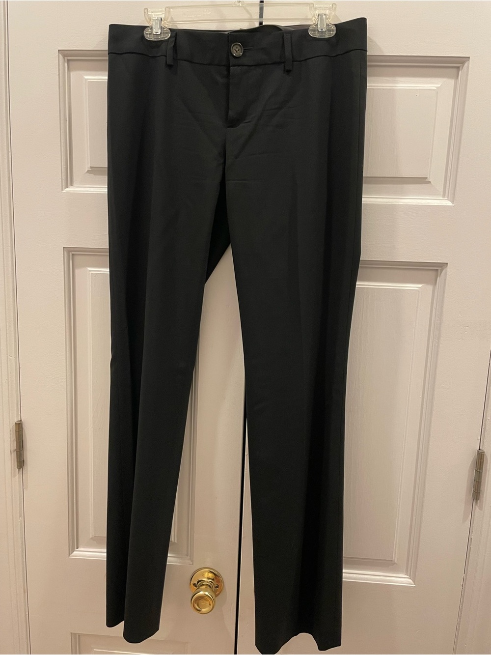 Banana Republic Black Wool Women’s Logan Fit Dress Pants - Straight Leg